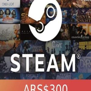 Steam Gift Card 300 ARS (AR), Multilanguage, Steam