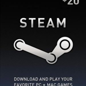 Steam Gift Card 20 EUR, Multilanguage, Steam