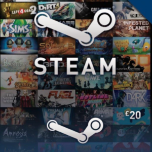 Steam Gift Card 20 GBP (UK), Multilanguage, Steam